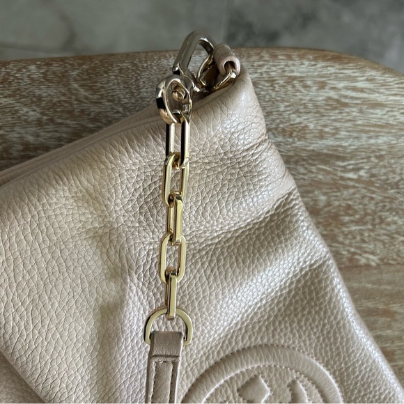 Tory Burch Bombe Thea Fold Over Crossbody Clutch Bag - Picture 12 of 13